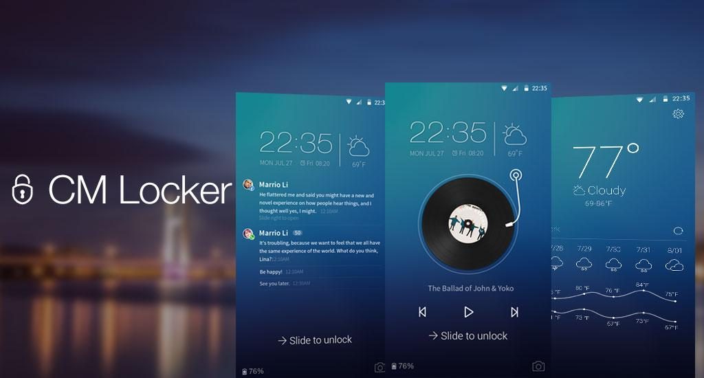 How to know who, when and where touched your cell phone 1 CM LOCKER