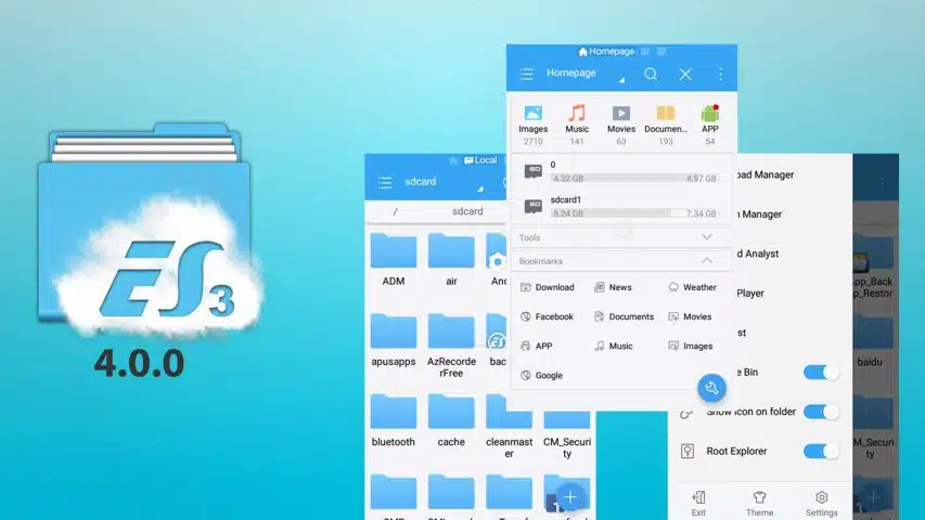 Es File Explorer - Gerenciador de arquivos, downloads, limpador e muito mais 1 ES FILE EXPLORER