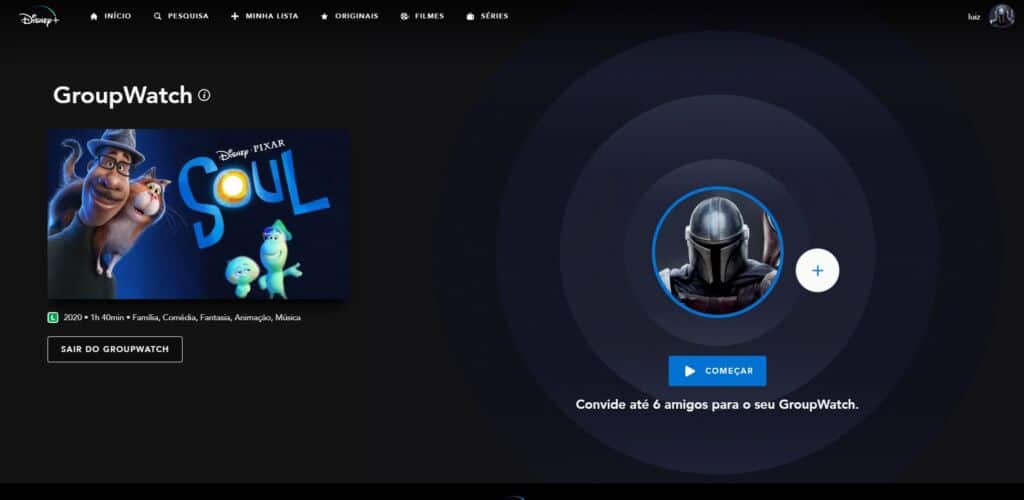 Como assistir filmes com seus amigos na Netflix, Disney+ e Prime Vídeo - Watch Party 3 group watch disney+ plus