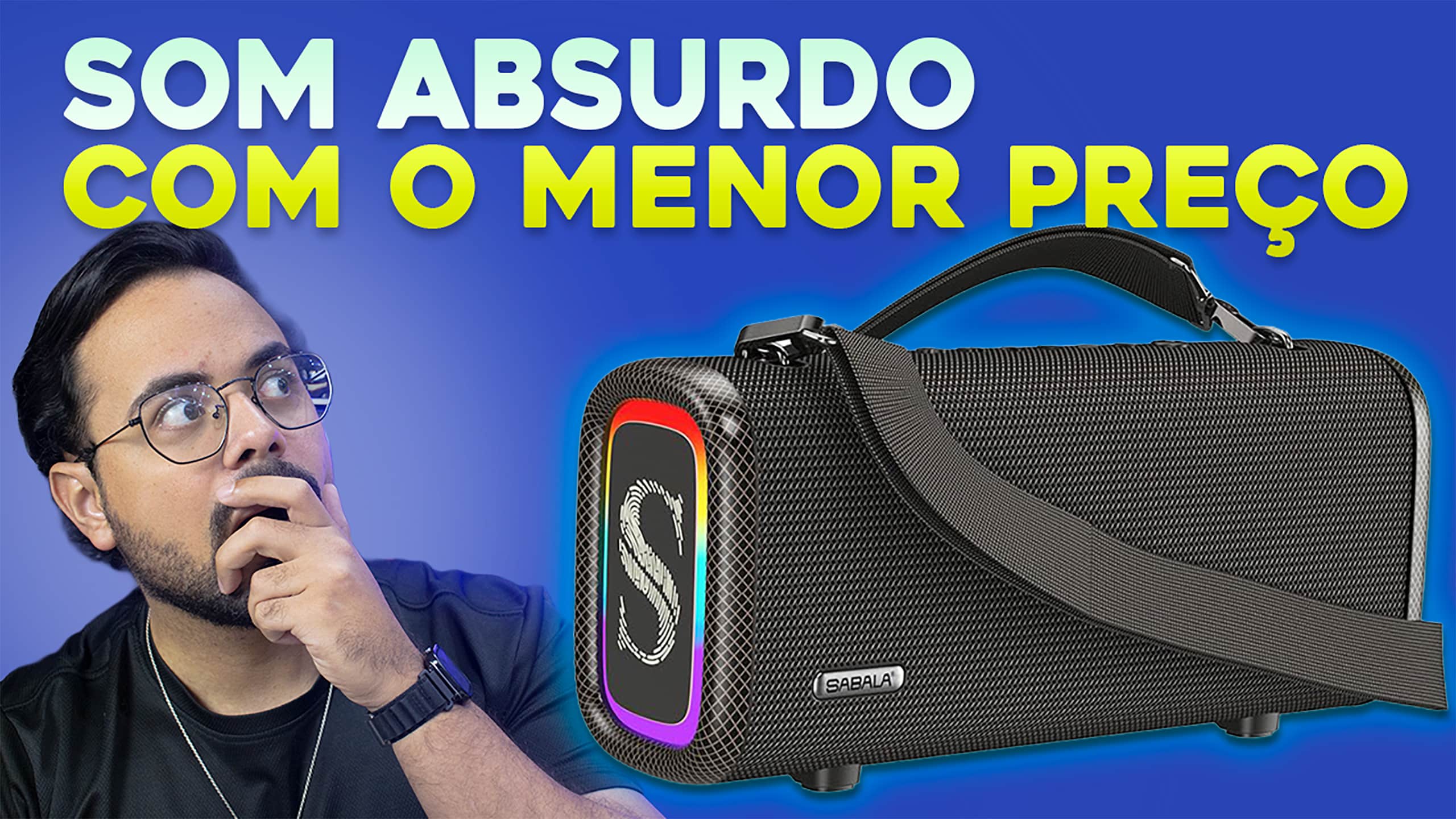 CAIXA DE SOM boa e barata - SABALA DR 908 - REVIEW COMPLETO SEM ENROLAÇÃO