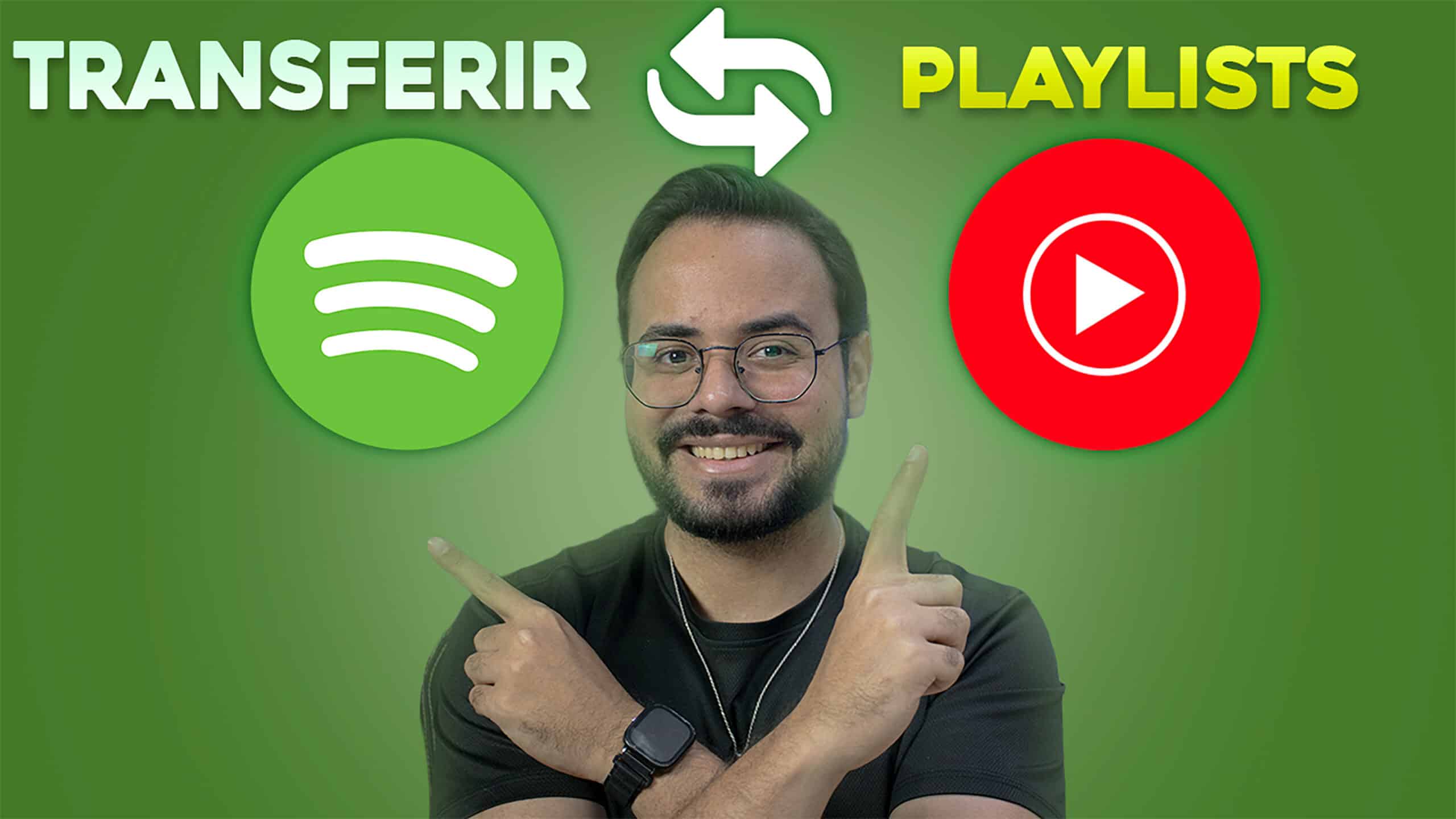Como Transferir PLAYLISTS do Spotify para o Youtube Music ou QUALQUER STREAMING de Músicas