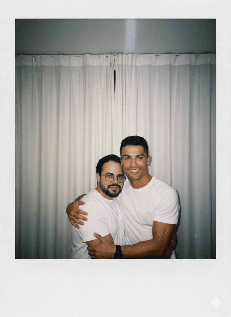 Como fazer foto com famoso ou parente falecido com IA - Gemini trend 2 Como Fazer Foto com FAMOSO ou PARENTE FALECIDO com IA - Gemini