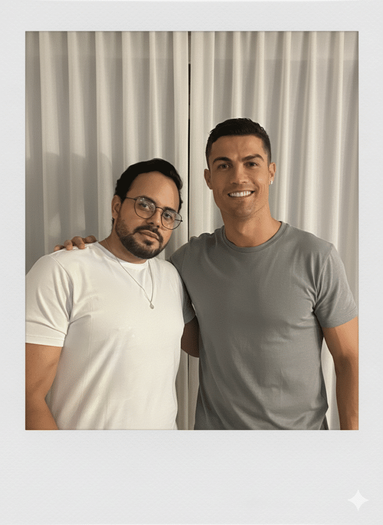 Como fazer foto com famoso ou parente falecido com IA - Gemini trend 1 Como Fazer Foto com FAMOSO ou PARENTE FALECIDO com IA - Gemini TREND