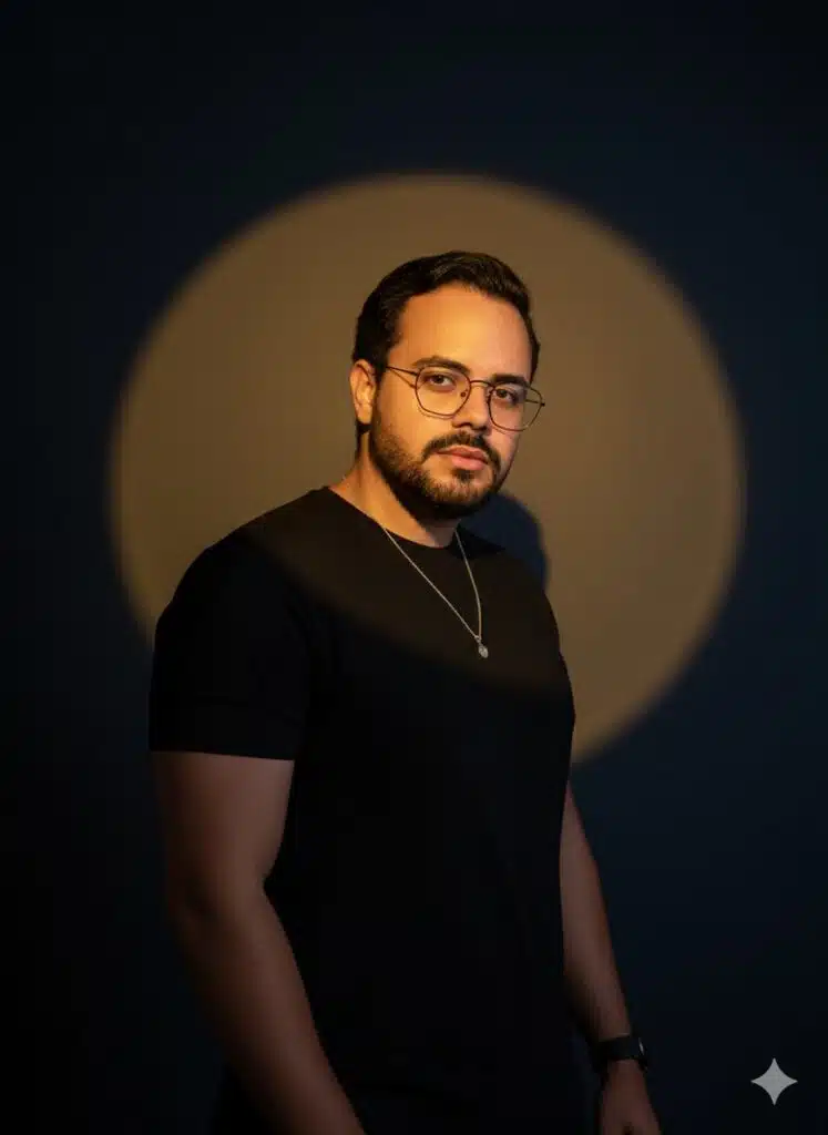 Ensaio profissional com IA no Gemini - Prompt masculino 4