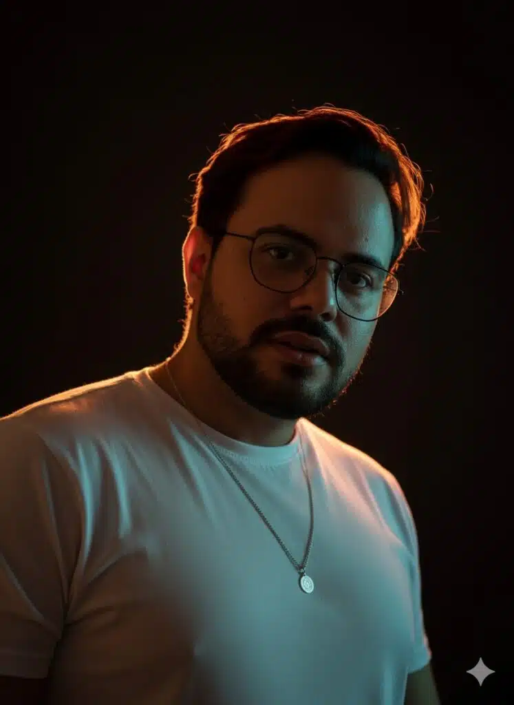 Ensaio profissional com IA no Gemini - Prompt masculino 5