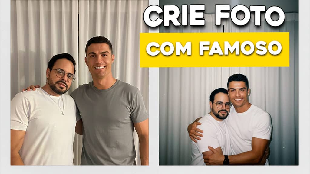 Como fazer foto com famoso ou parente falecido com IA - Gemini trend 1 Como fazer foto com famoso ou parente falecido com IA - Gemini trend 1