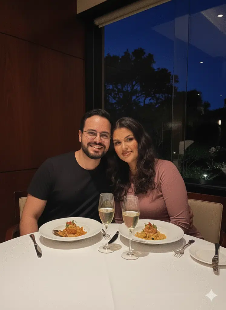 Como fazer trend de foto de casal com IA no Gemini – Prompt casal #2 1