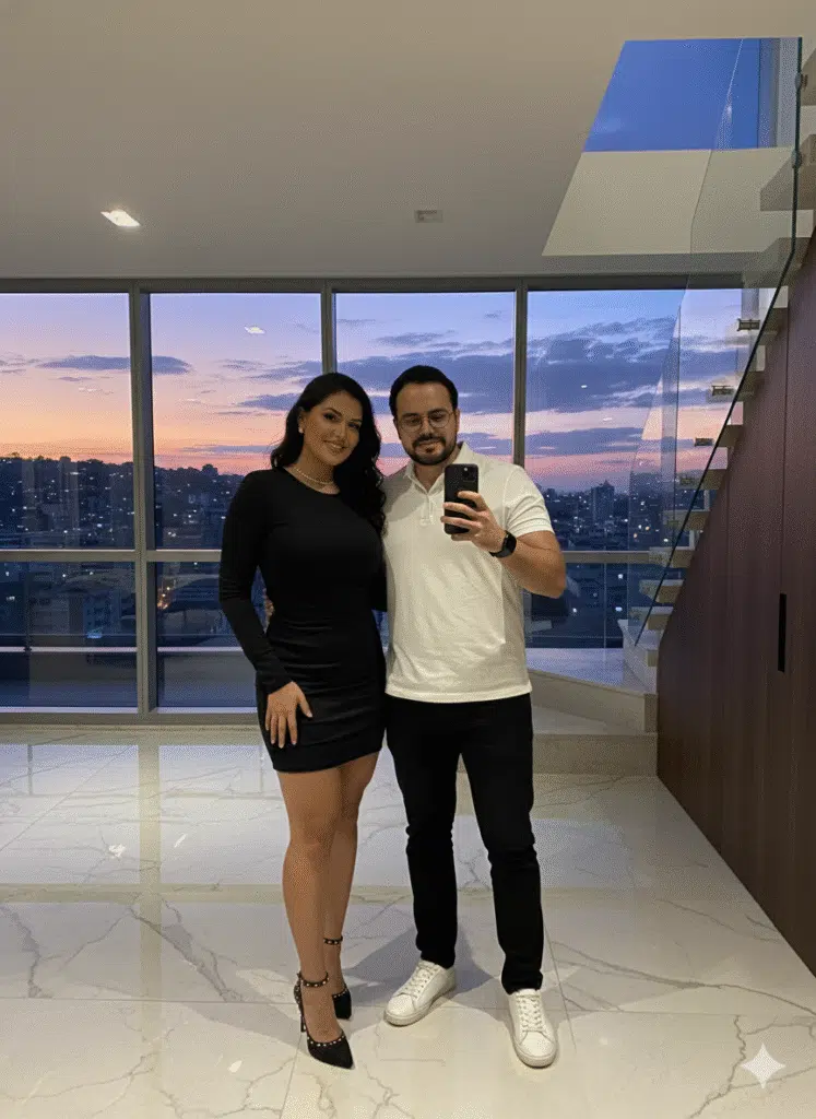 Como fazer trend de foto de casal com IA no Gemini – Prompt casal #2 3
