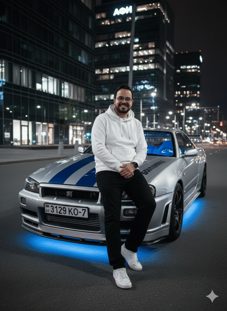 Como criar foto profissional masculina Velozes e Furiosos - Prompt Masculino 1 Como criar foto profissional masculina Velozes e Furiosos - Prompt Masculino 1