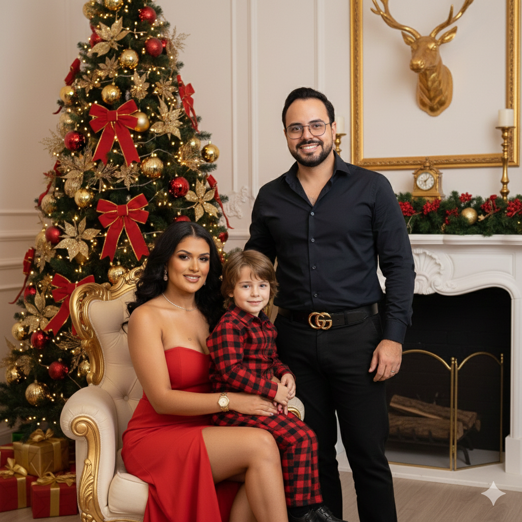 Tutorial Gemini: Como Criar Sua FOTO de Natal em Família com IA (Prompt/Texto para Copiar) 1 Tutorial Gemini: Como Criar Sua FOTO de Natal em Família com IA (Prompt/Texto para Copiar) 1