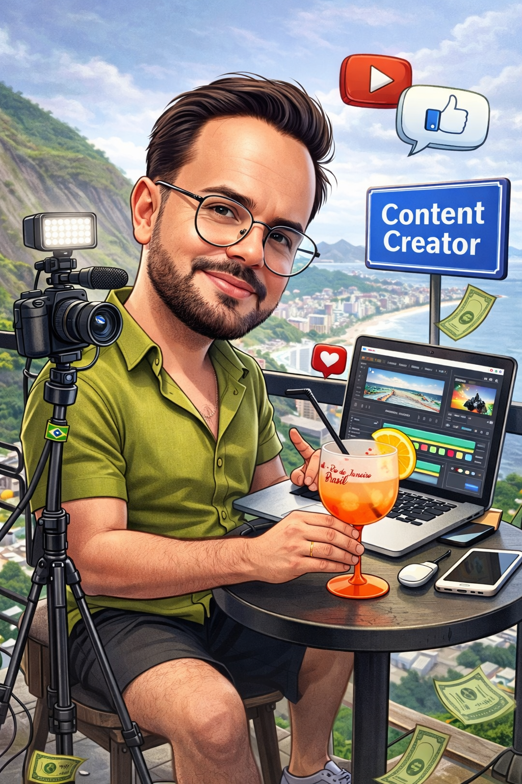 Trend da Caricatura Profissional feita no ChatGPT